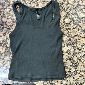 SKIMS Cotton Rib Tank size Large - black